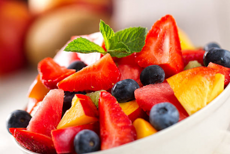 Salada de Frutas para Empresa Pedreira - Salada de Frutas Naturais para Empresa