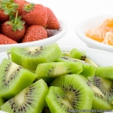 frutas cortadas para entregar M'Boi Mirim
